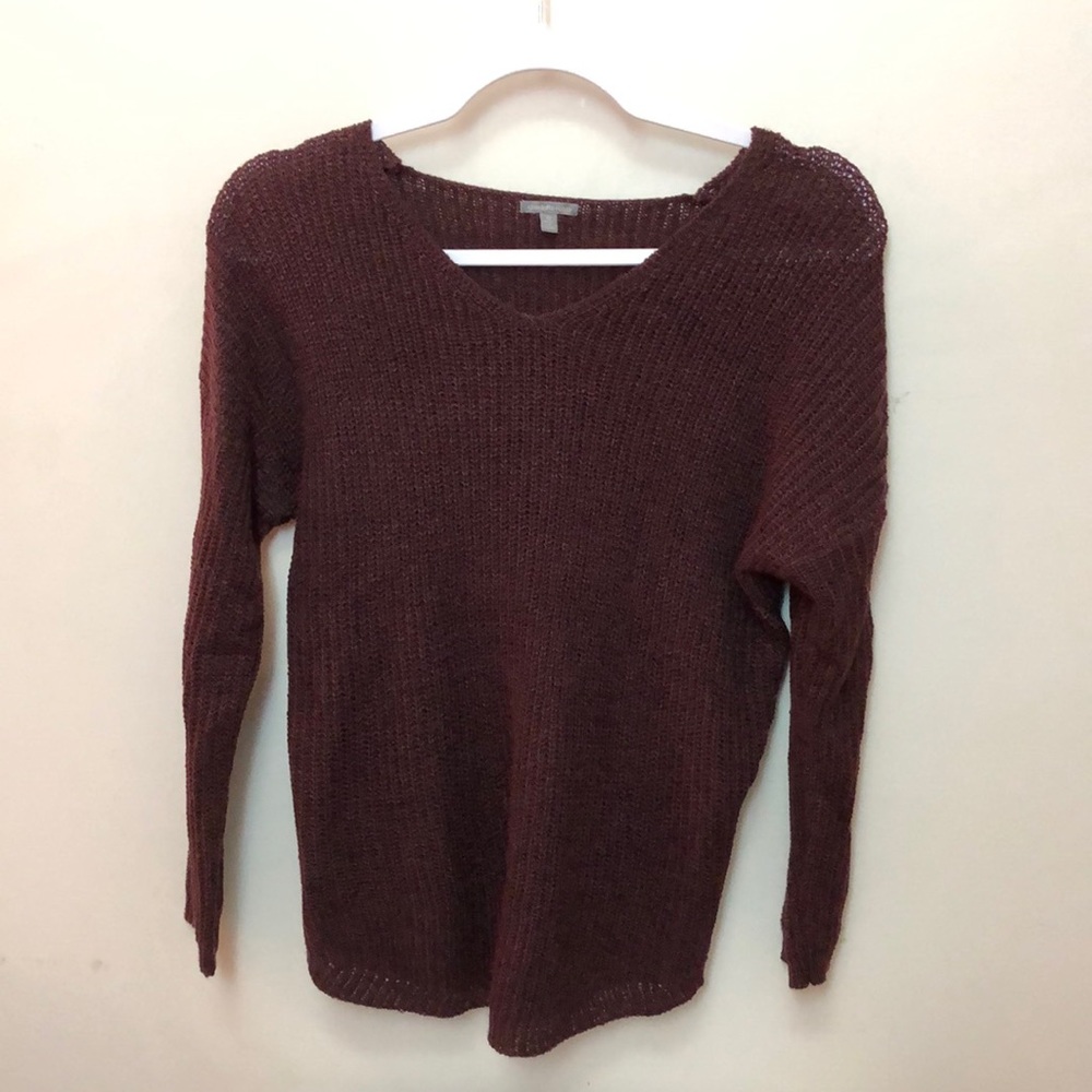 Cable knit sweater